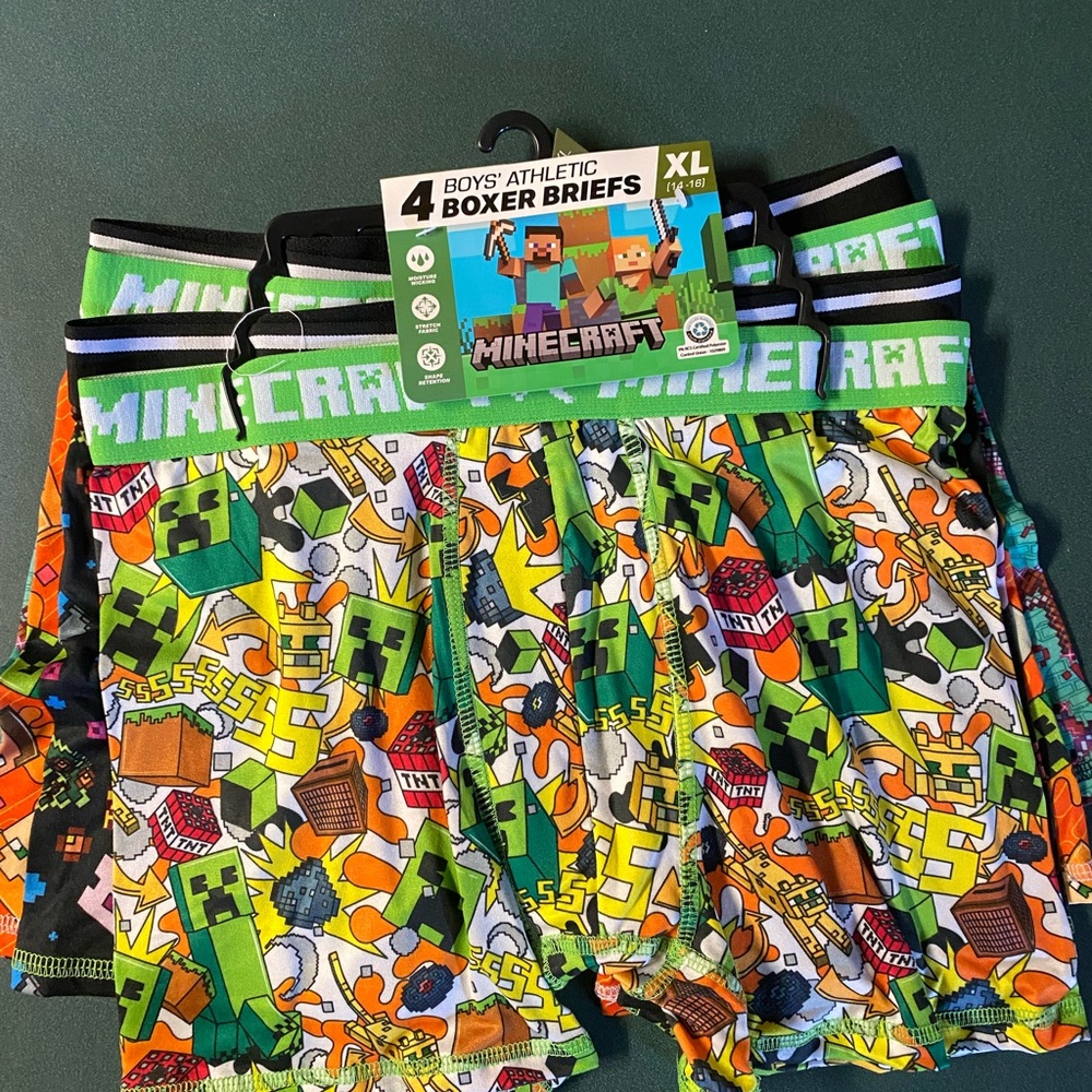 NWT Boys' Athletic Boxer Briefs - Multicolor XL (14-16)